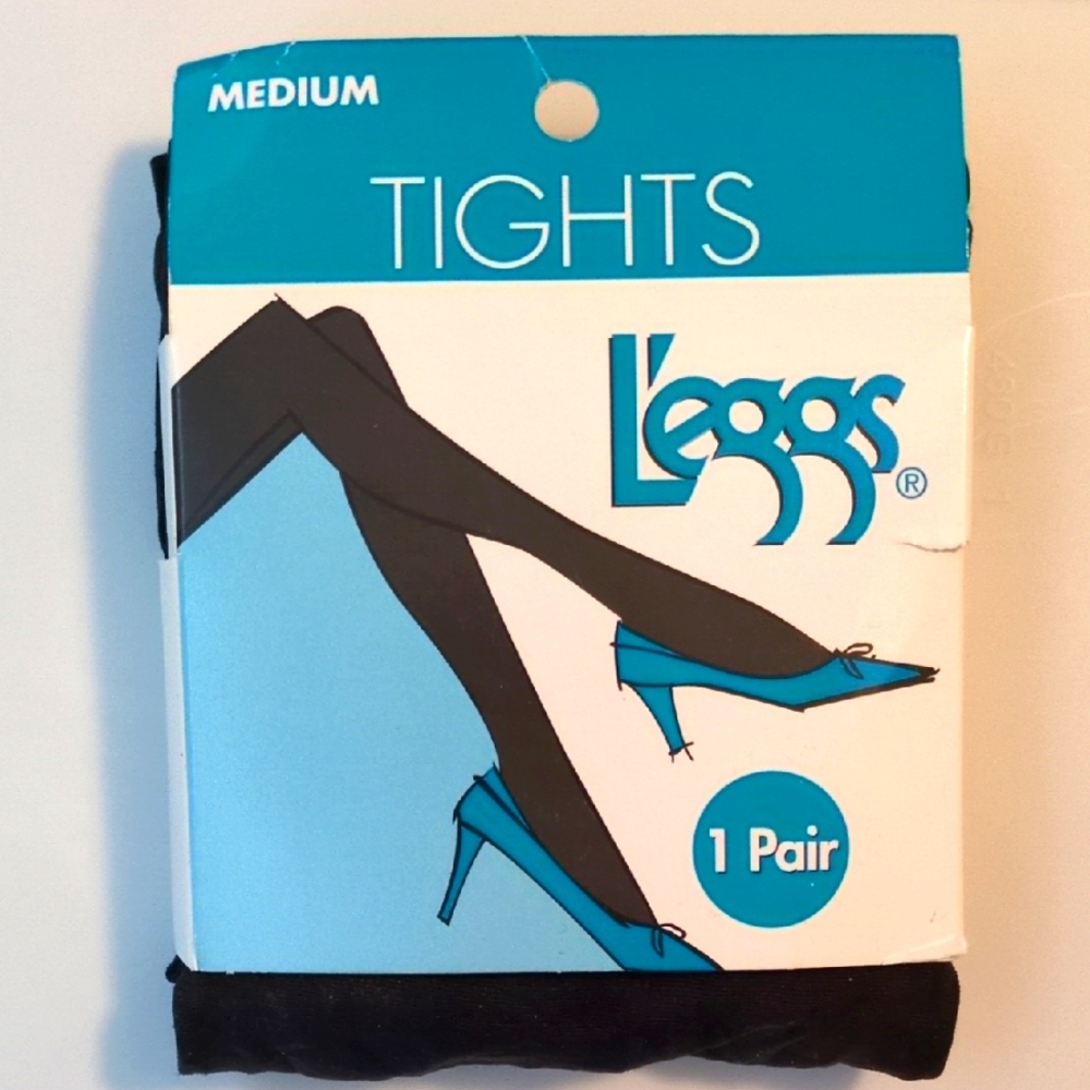 Leggs Medium Black Tights